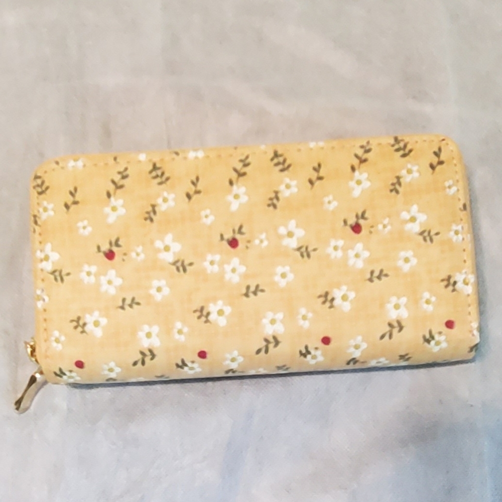 Yellow Floral Wallet